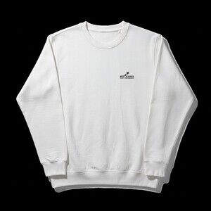 Saint Barth Barthelemy Organic cotton mens sweatshirt size Large NWT white